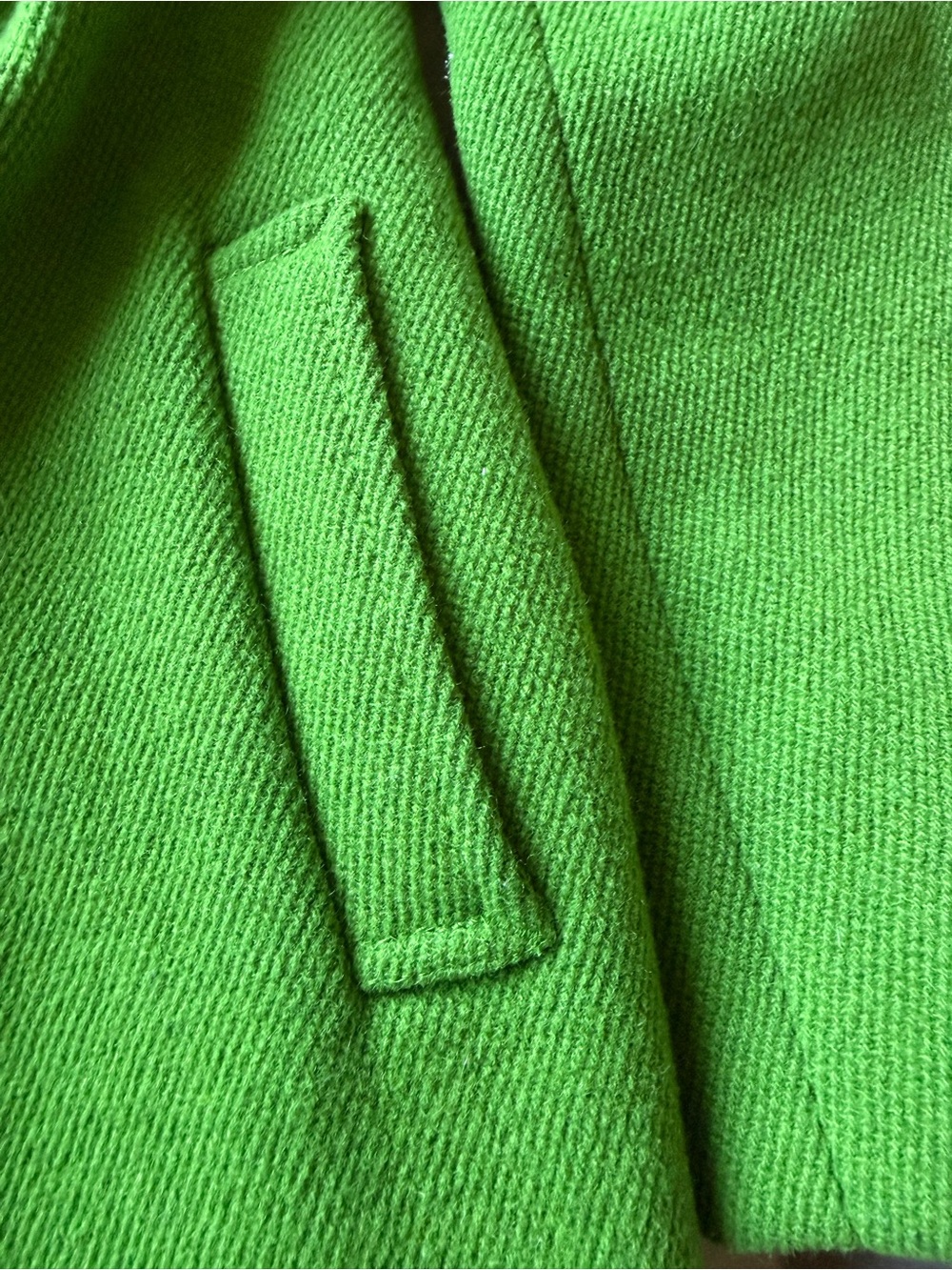 Vintage Emerald Green Peacoat Wool Blend  by Old Navy Size Small - Picture 4 of 11